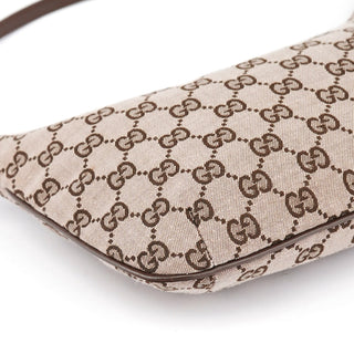 Gucci 005 0813 Beige Brown GG Shoulder Bag