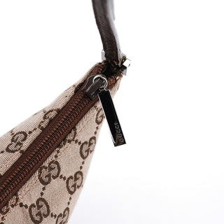 Gucci 005 0813 Beige Brown GG Shoulder Bag