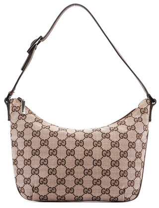 Gucci 005 0813 Beige Brown GG Shoulder Bag