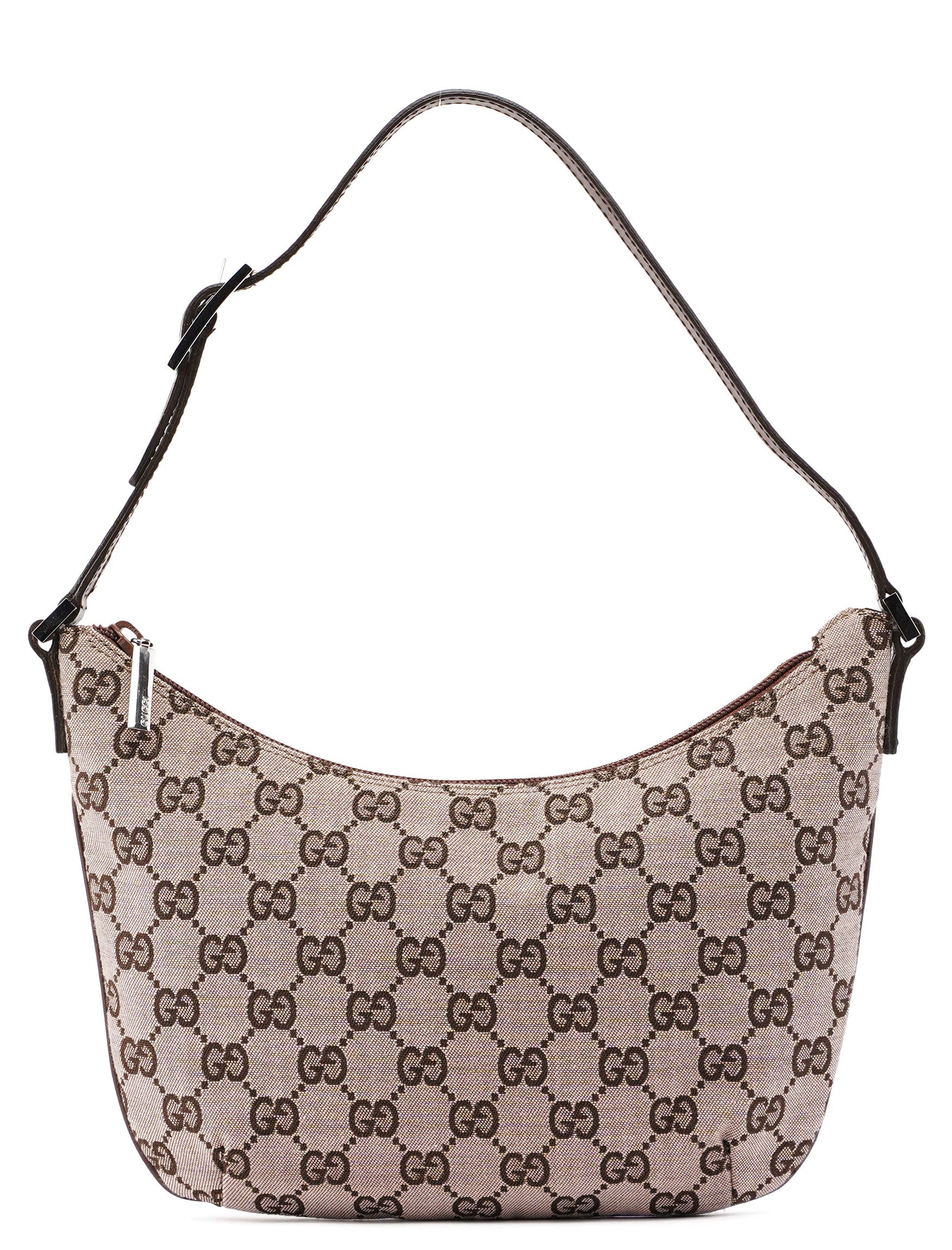 Gucci 005 0813 Beige Brown GG Shoulder Bag