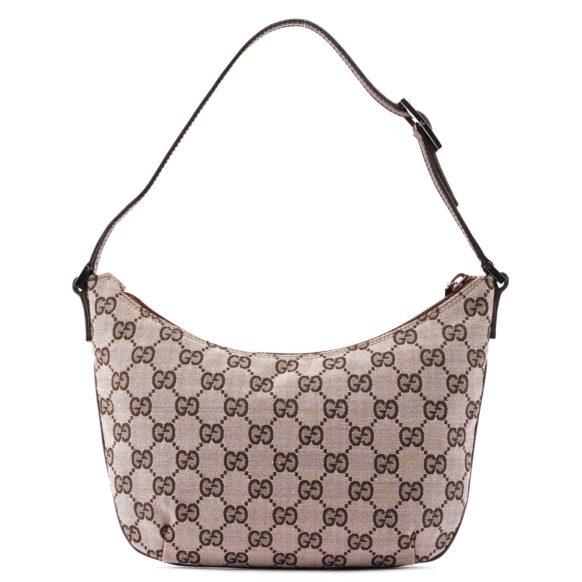 Gucci 005 0813 Beige Brown GG Shoulder Bag