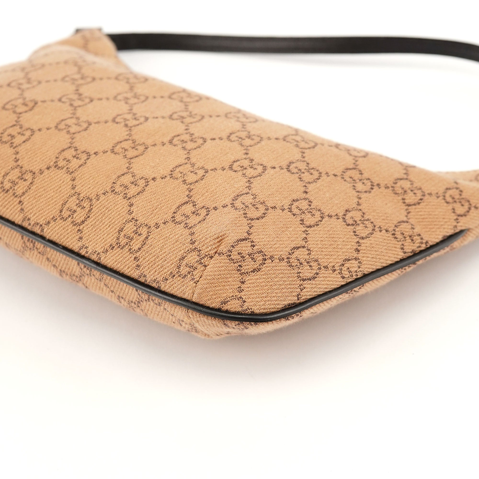 Gucci 005 0813 Sac porté épaule en toile GG beige