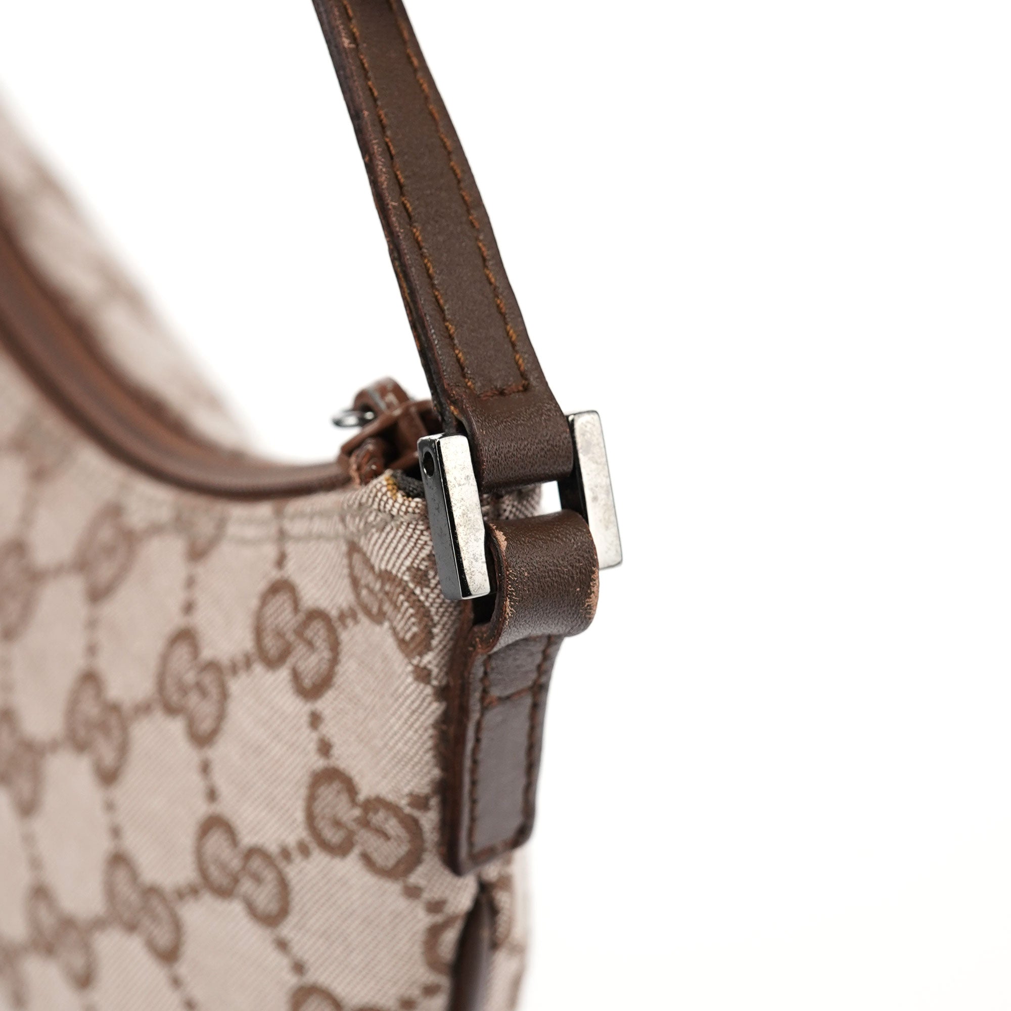Gucci 005 0813 Sac porté épaule en toile GG beige