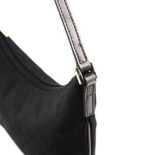 Gucci 005 0813 Black GG Metallic Shoulder Bag