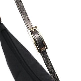 Gucci 005 0813 Black GG Metallic Shoulder Bag
