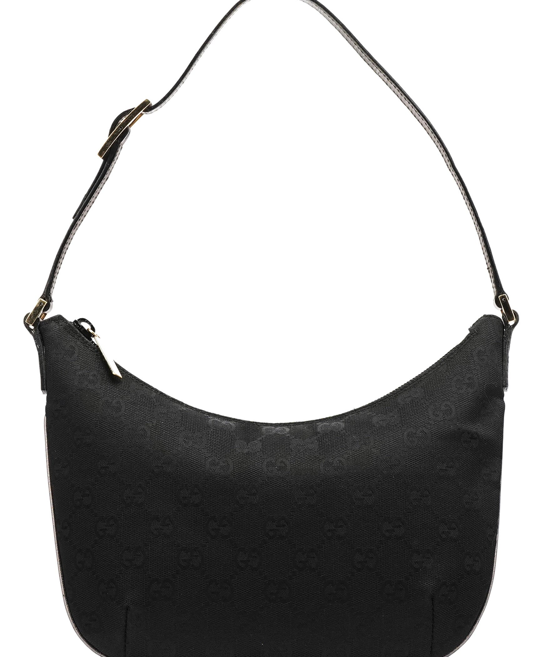 Gucci 005 0813 Black GG Metallic Shoulder Bag