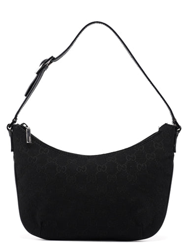 Gucci 005 0813 Black GG Shoulder Bag