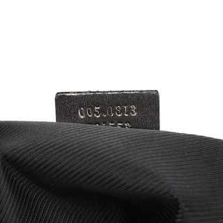 Gucci 005 0813 Black Metallic GG Shoulder Bag