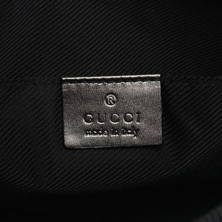 Gucci 005 0813 Black Metallic GG Shoulder Bag