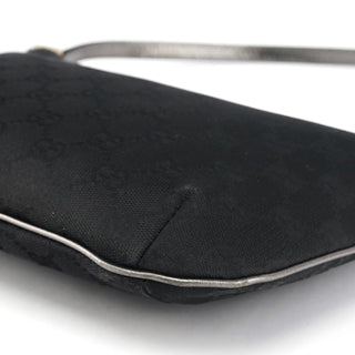 Gucci 005 0813 Black Metallic GG Shoulder Bag