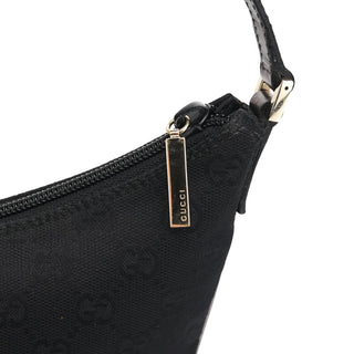 Gucci 005 0813 Black Metallic GG Shoulder Bag