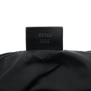 Gucci 00963 Anthracite Denim GG Jackie Shoulder Bag