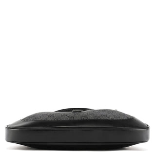 Gucci 00963 Anthracite Denim GG Jackie Shoulder Bag