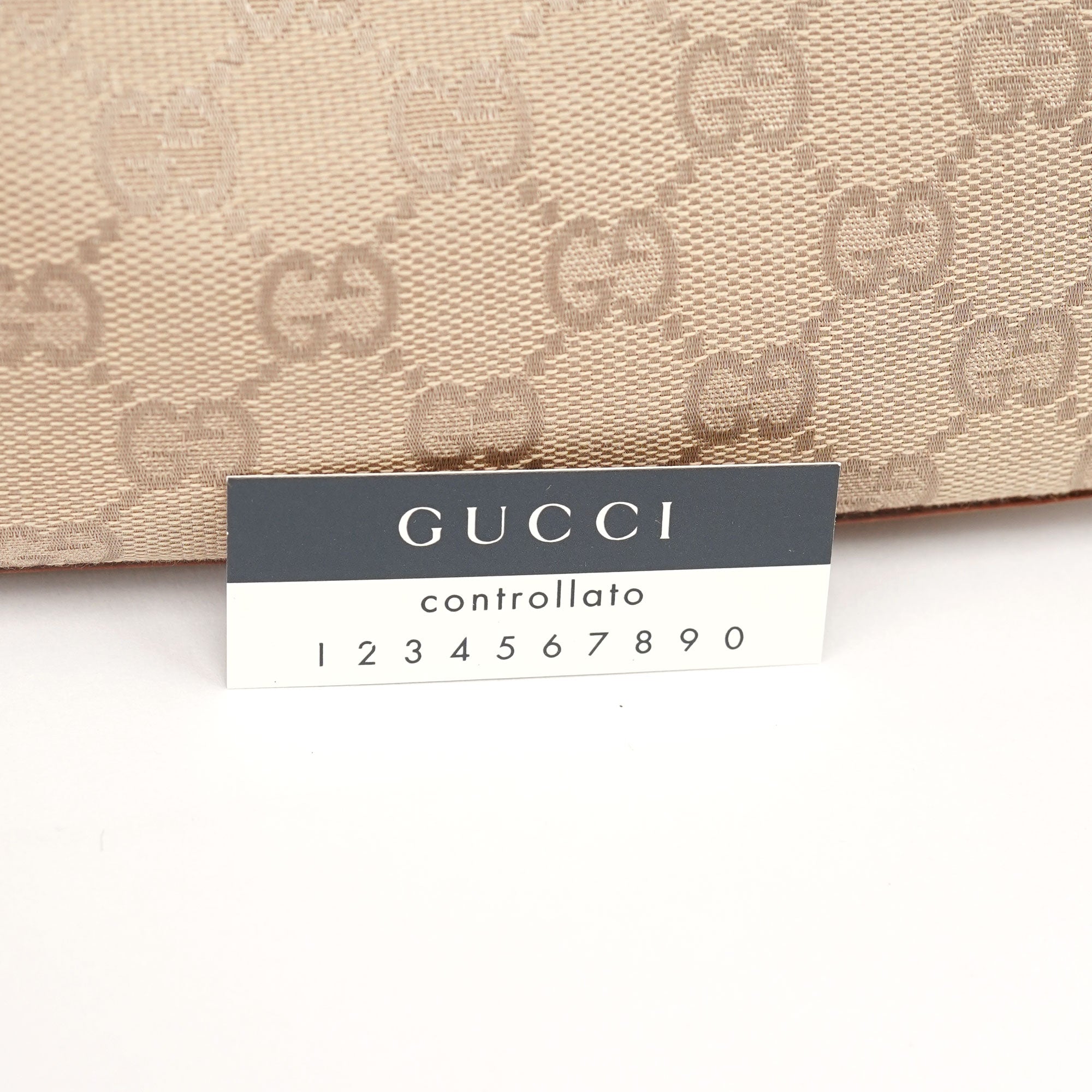 Gucci 01233 Beige GG Hobo Shoulder Bag
