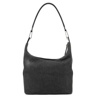 Gucci 01234 Anthracite Denim Sherry Line Shoulder Bag