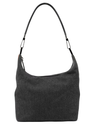 Gucci 01234 Anthracite Denim Sherry Line Shoulder Bag