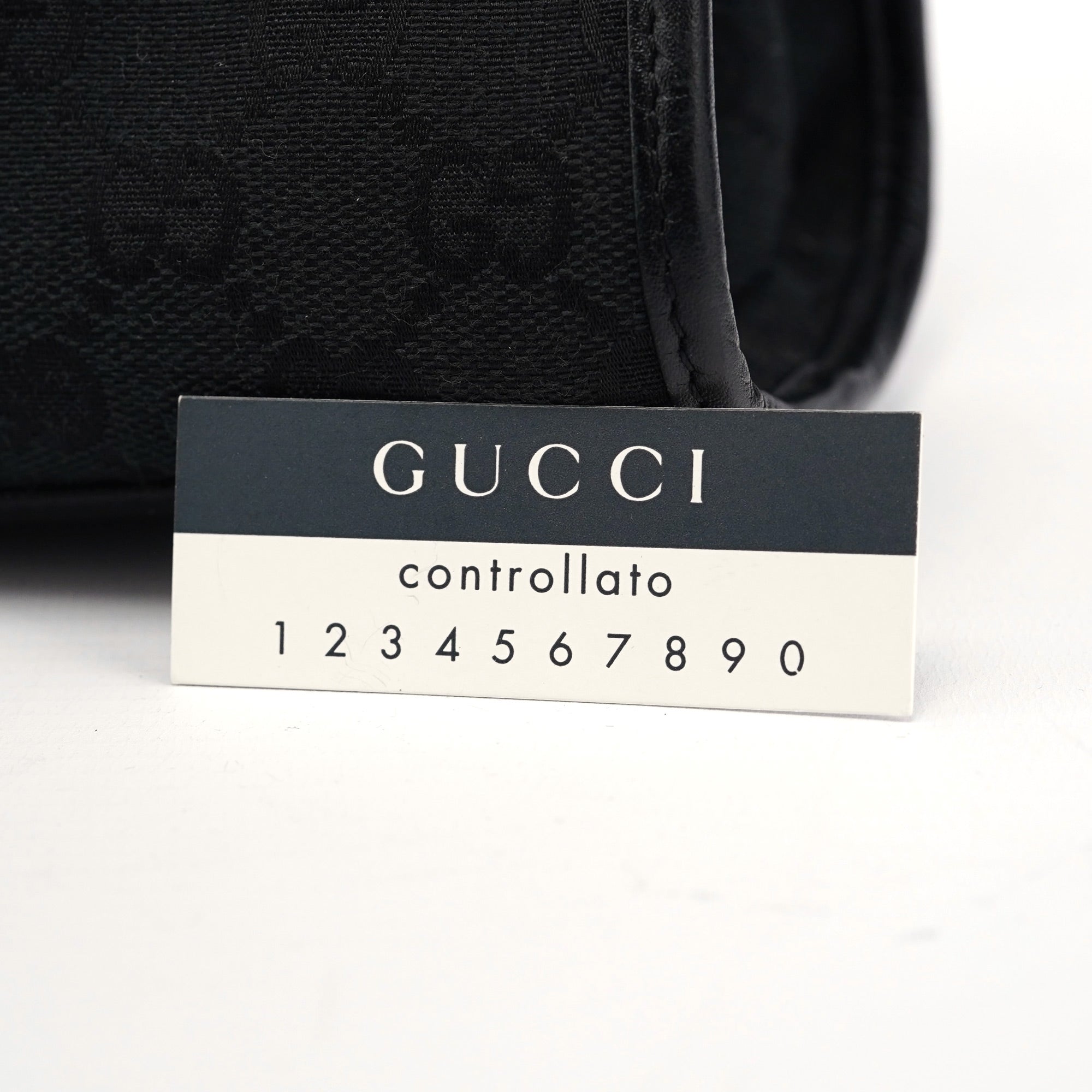 Gucci 01719 Black GG Jackie Shoulder Bag