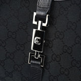 Gucci 01719 Black GG Jackie Shoulder Bag