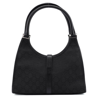 Gucci 01719 Black GG Jackie Shoulder Bag