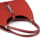 Gucci 01719 Red GG Jackie Shoulder Bag