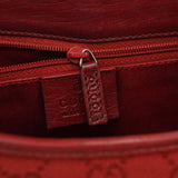 Gucci 01719 Red GG Jackie Shoulder Bag
