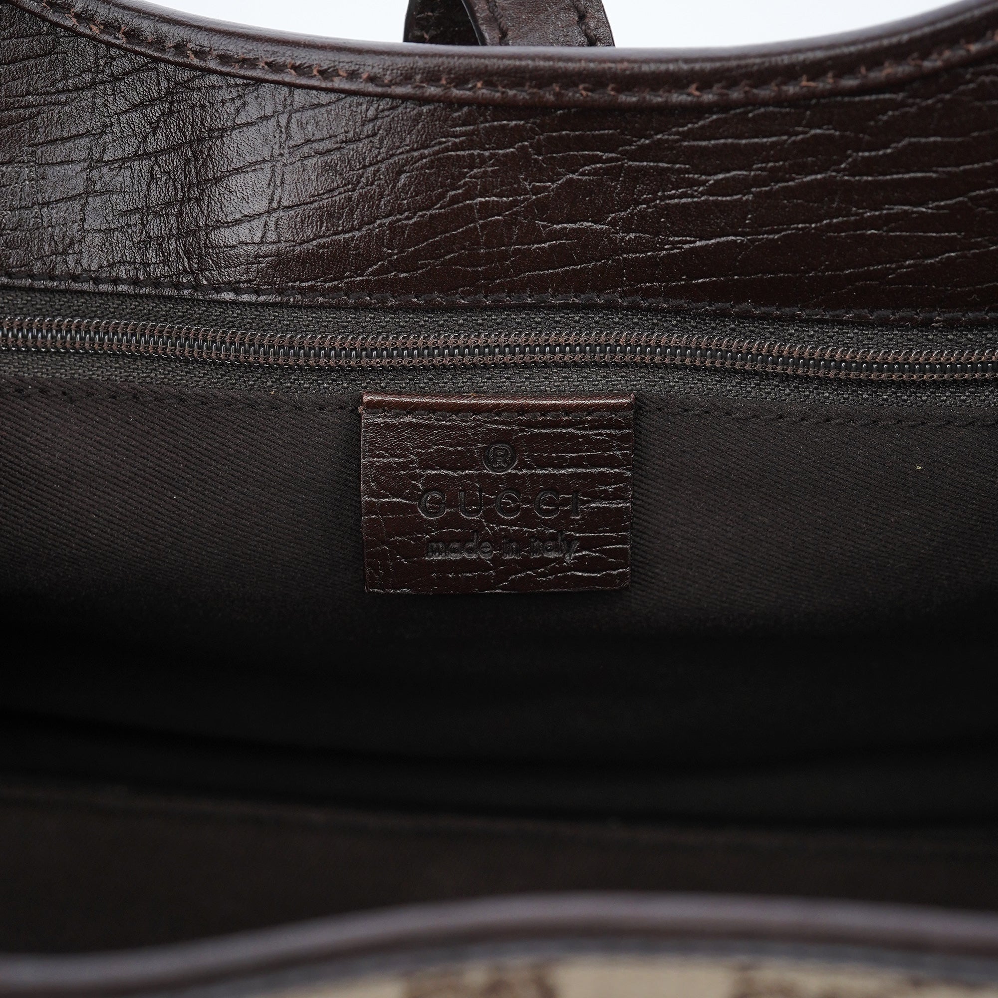 Gucci 01721 Beige GG Jackie Shoulder Bag