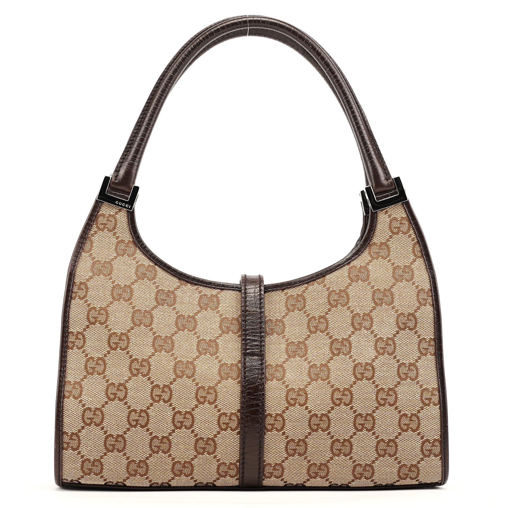 Gucci 01721 Beige GG Jackie Shoulder Bag