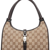 Gucci 01721 Beige GG Jackie Shoulder Bag