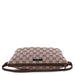 Gucci 01798 Beige Brown GG Boat Pochette