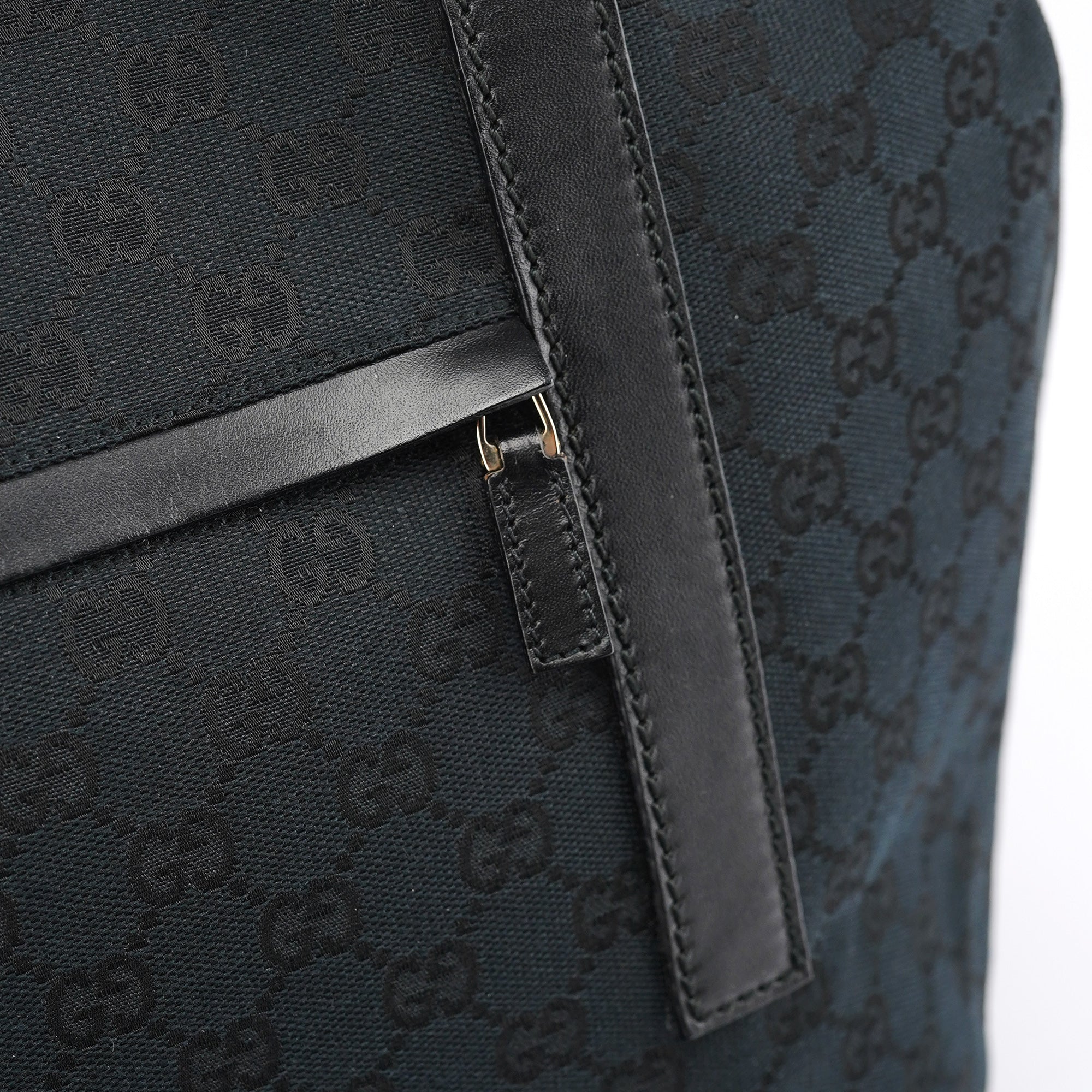 Gucci 019 0493 Black GG Tote Bag