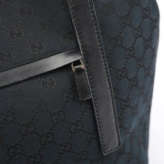 Gucci 019 0493 Black GG Tote Bag