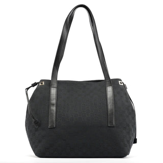 Gucci 019 0493 Black GG Tote Bag
