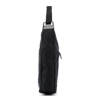Gucci 019 0537 Black GG Pocket Shoulder Bag