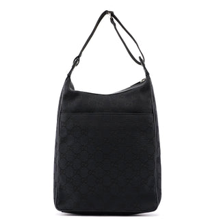 Gucci 019 0537 Black GG Pocket Shoulder Bag