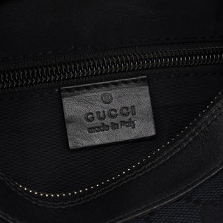 Gucci 019 0537 Black GG Pocket Shoulder Bag