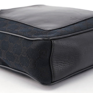 Gucci 019 0537 Black GG Pocket Shoulder Bag