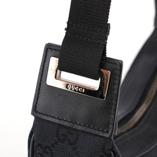 Gucci 019 0537 Black GG Pocket Shoulder Bag