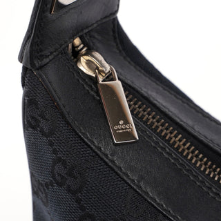 Gucci 019 0537 Black GG Pocket Shoulder Bag