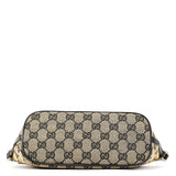 Gucci 039 1103 Beige Black GG Boat Pochette