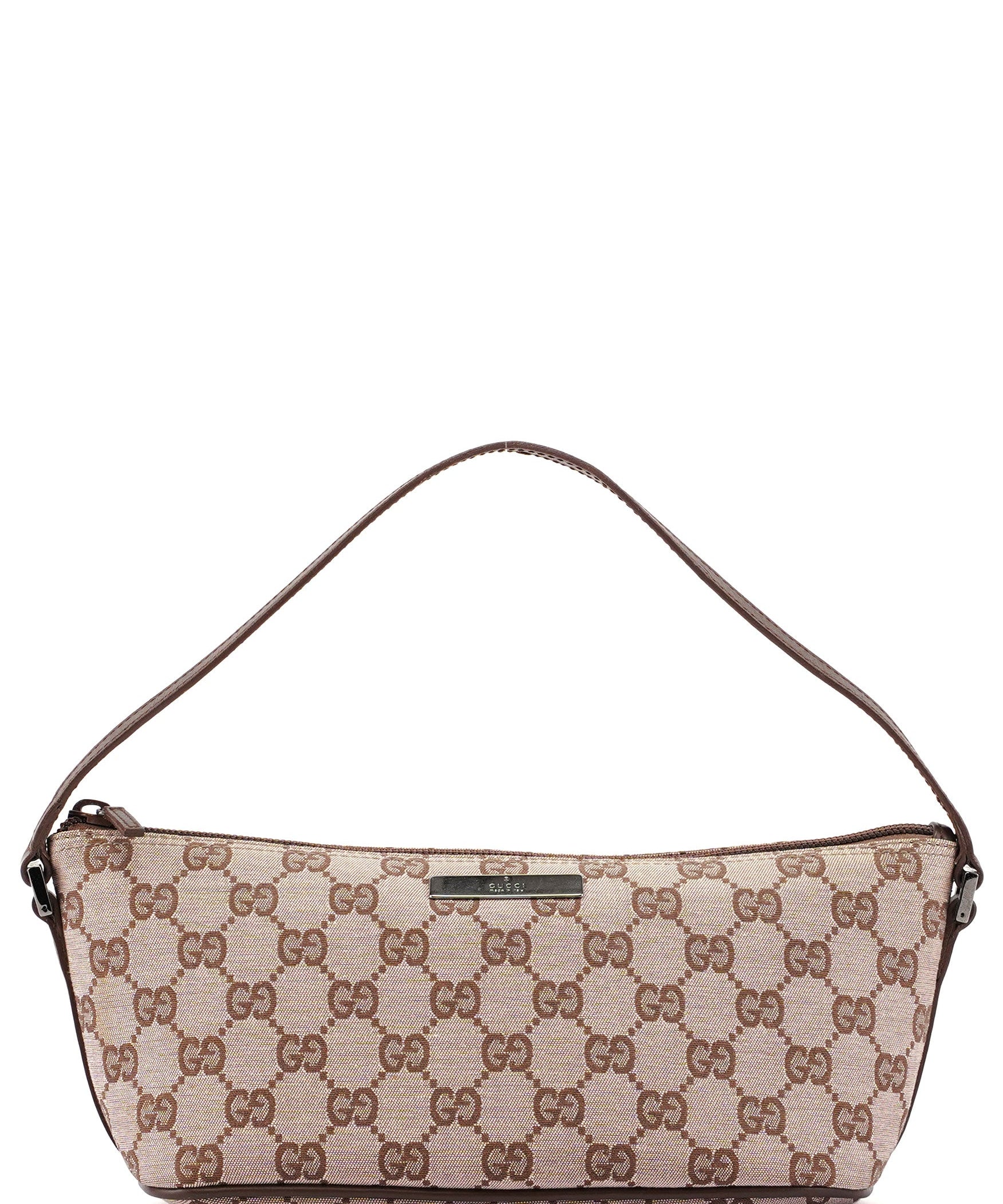 Gucci 039 1103 Beige Brown GG Boat