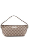 Gucci 039 1103 Beige Brown GG Boat Pochette