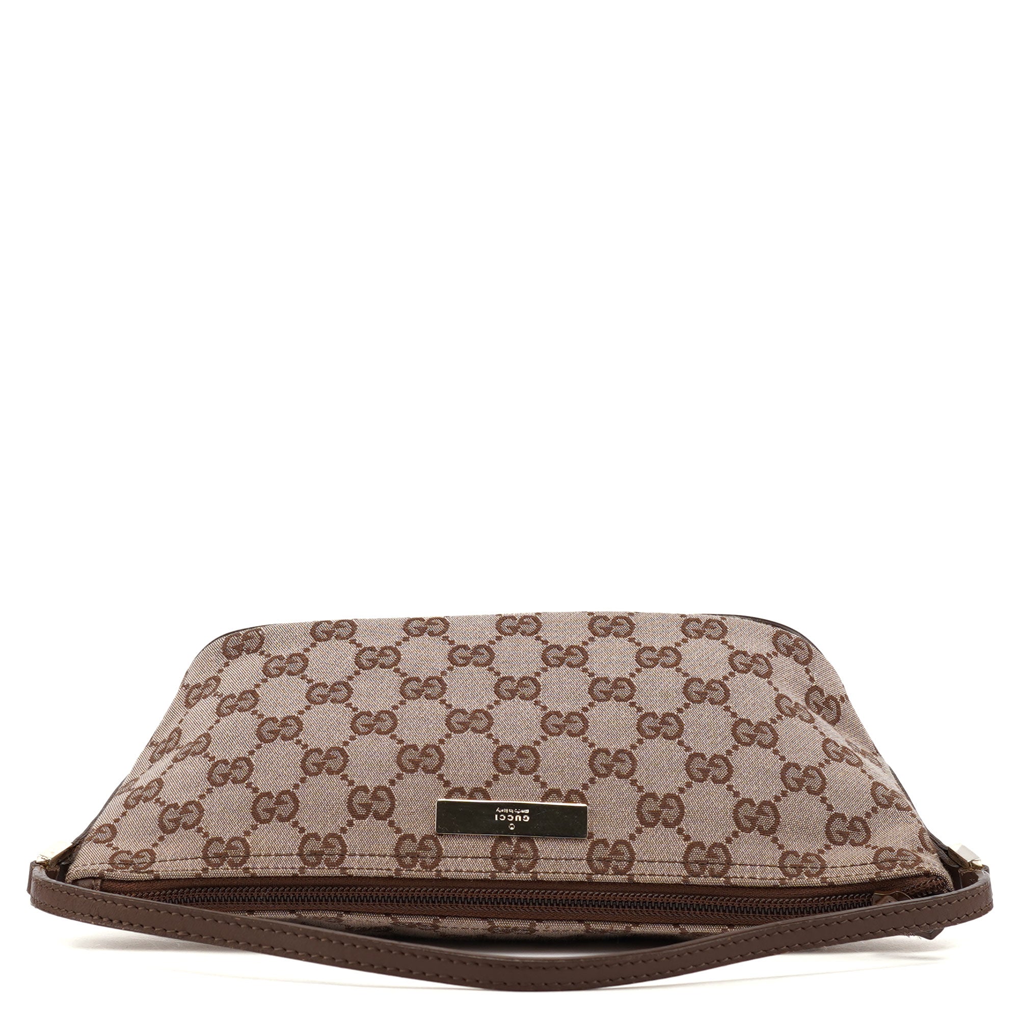 Gucci 039 1103 GG Boat Pochette in Beige und Braun