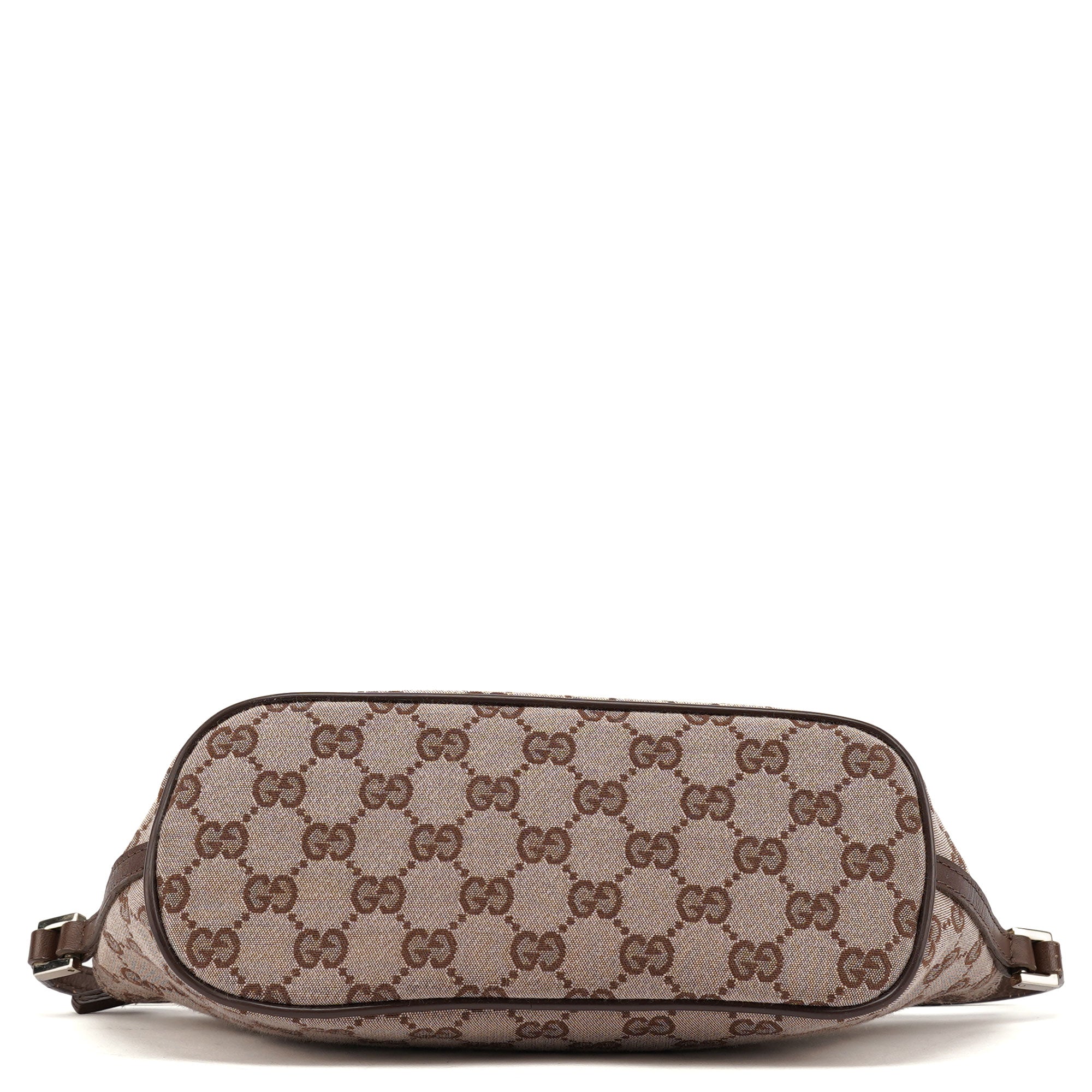 Gucci 039 1103 GG Boat Pochette in Beige und Braun