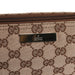 Gucci 039 1103 Beige Brown GG Boat Pochette