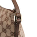 Gucci 039 1103 Beige Brown GG Boat Pochette