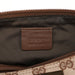 Gucci 039 1103 Beige Brown GG Boat Pochette