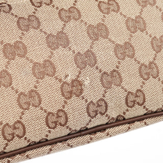 Gucci 039 1103 Beige Brown GG Boat Pochette