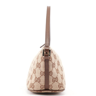 Gucci 039 1103 Beige Brown GG Boat Pochette
