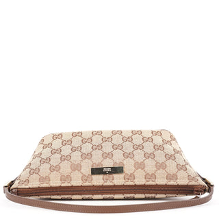 Gucci 039 1103 Beige Brown GG Boat Pochette