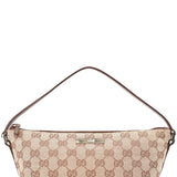 Gucci 039 1103 Beige Brown GG Boat Pochette